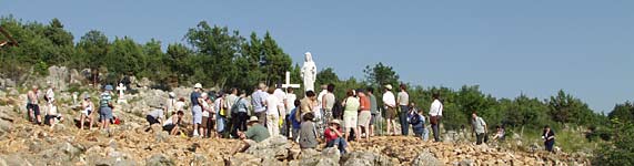 Las reuniones de los peregrinos en Medjugorje